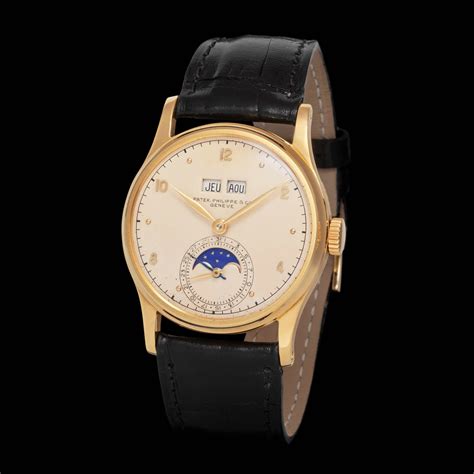 patek philippe 1526 pink dial|Patek Philippe, Perpetual Calendar Moon Phase, .